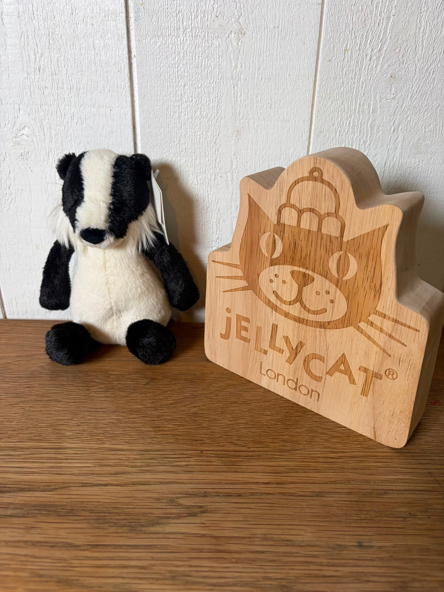 Jellycat Bashful Badger - Small
