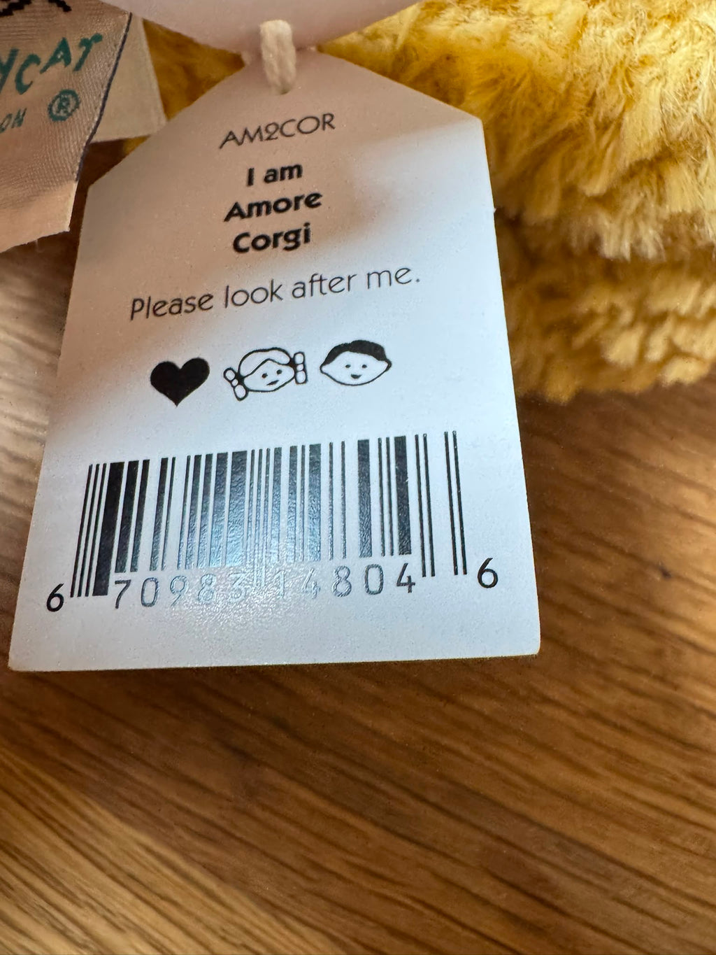 Jellycat Amore Corgi