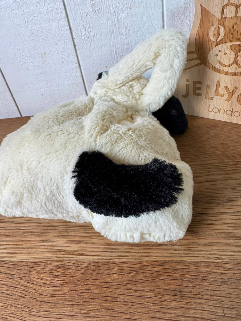 Jellycat Bashful Black & Cream Puppy Bag