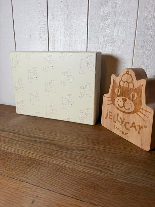 Bashful Beige Bunny Blanket With Gift Box
