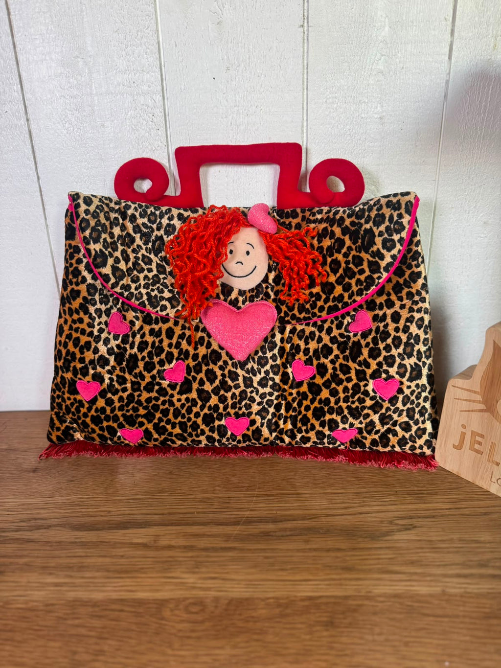 Jellycat Chic Chick Danni Leopard-Print Bookbag