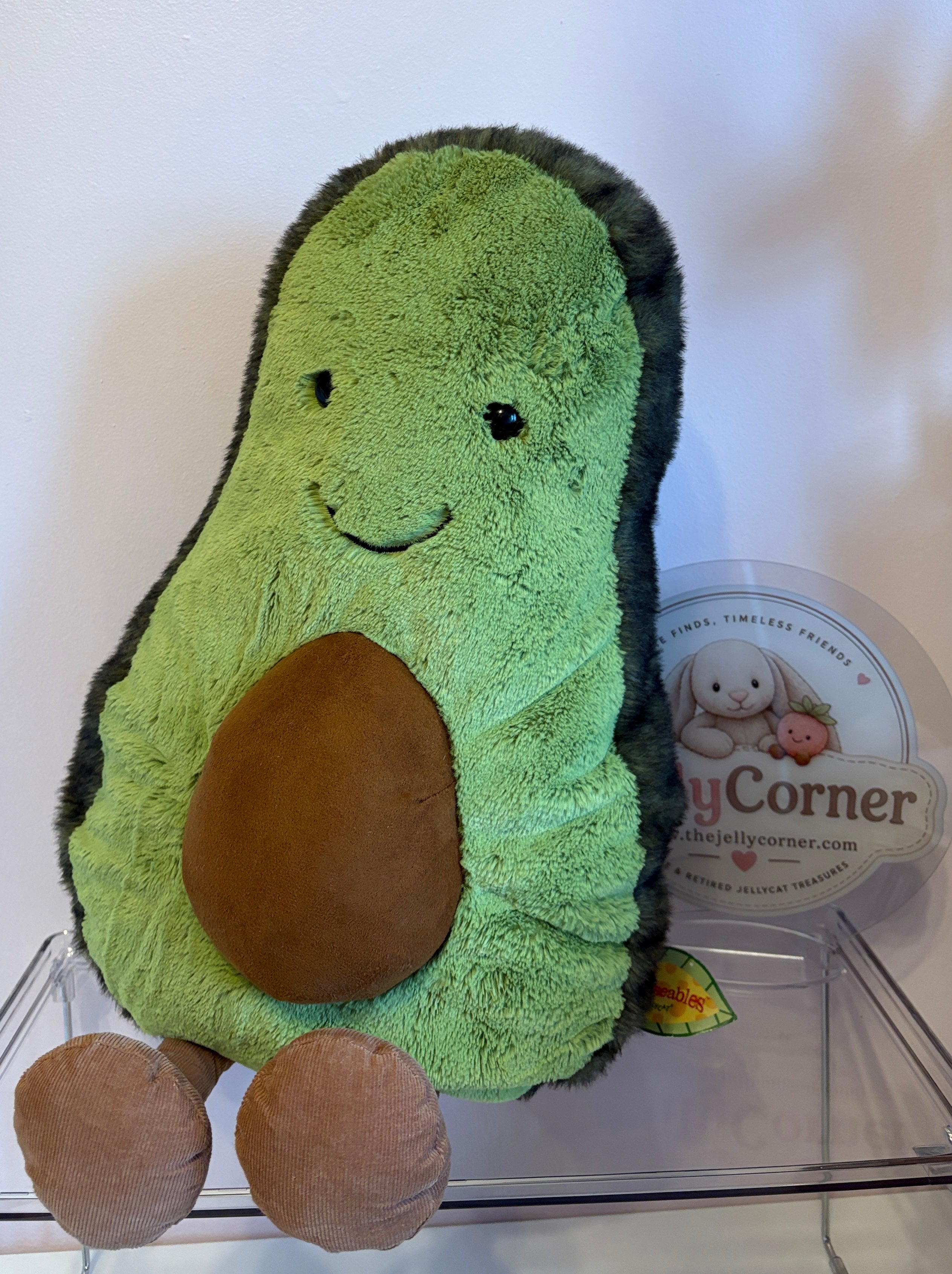 Jellycat Huge Amuseable Avocado | OG TAGS | RARE