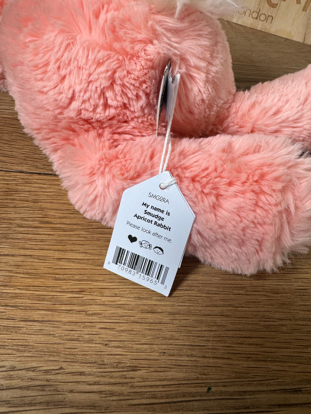 Jellycat Apricot Smudge Rabbit