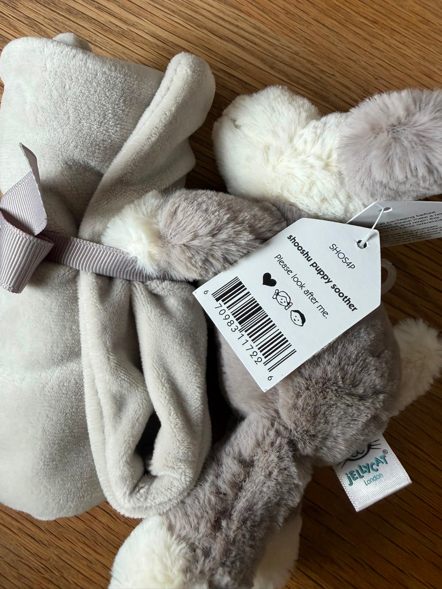 Jellycat Shooshu Puppy Soother