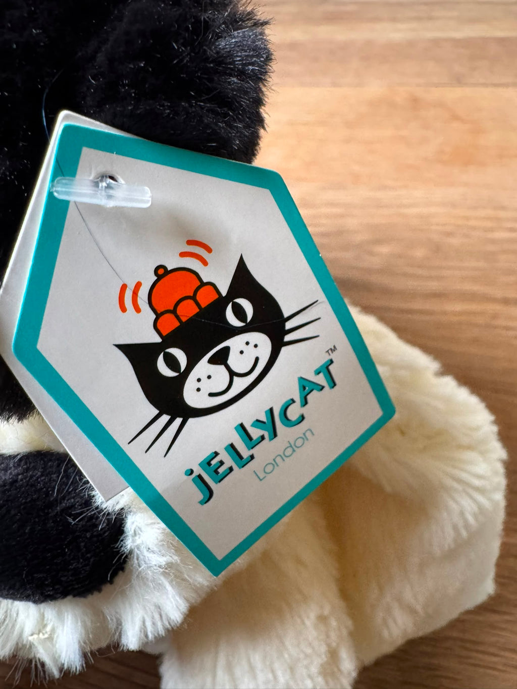 Jellycat Bashful Black & Cream Puppy Bag