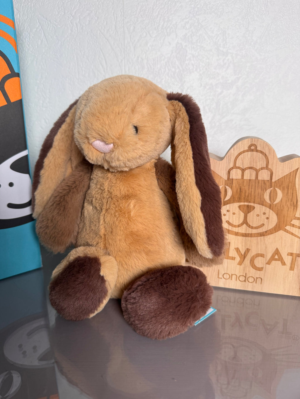 Original Bashful Patchwork Brown Bunny