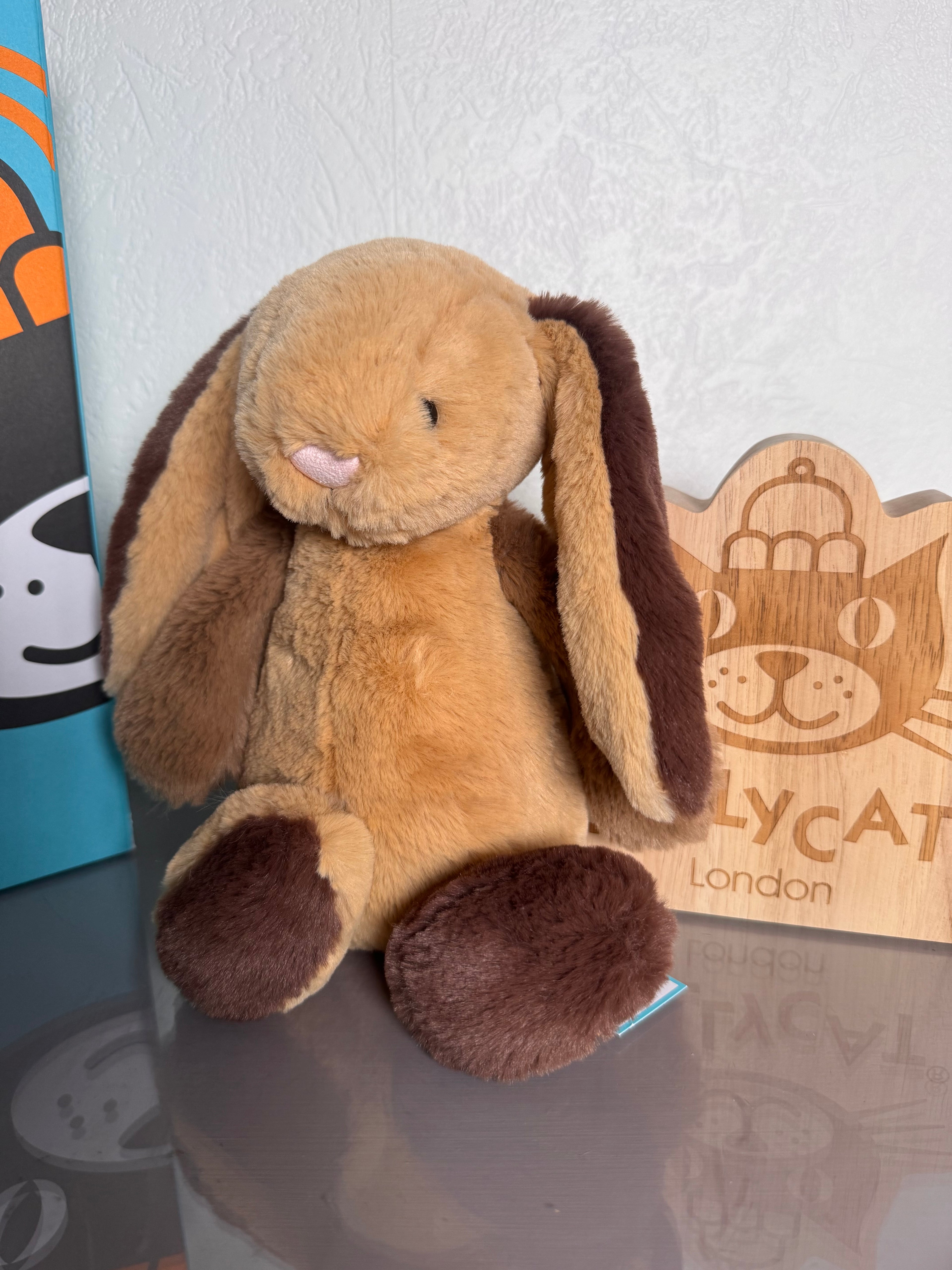 Original Bashful Patchwork Brown Bunny