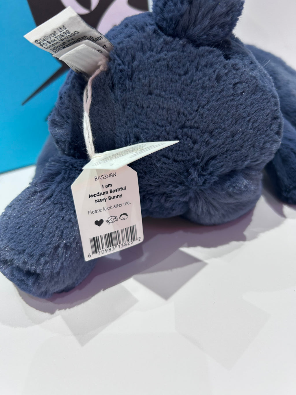 Jellycat Navy Bunny - Medium