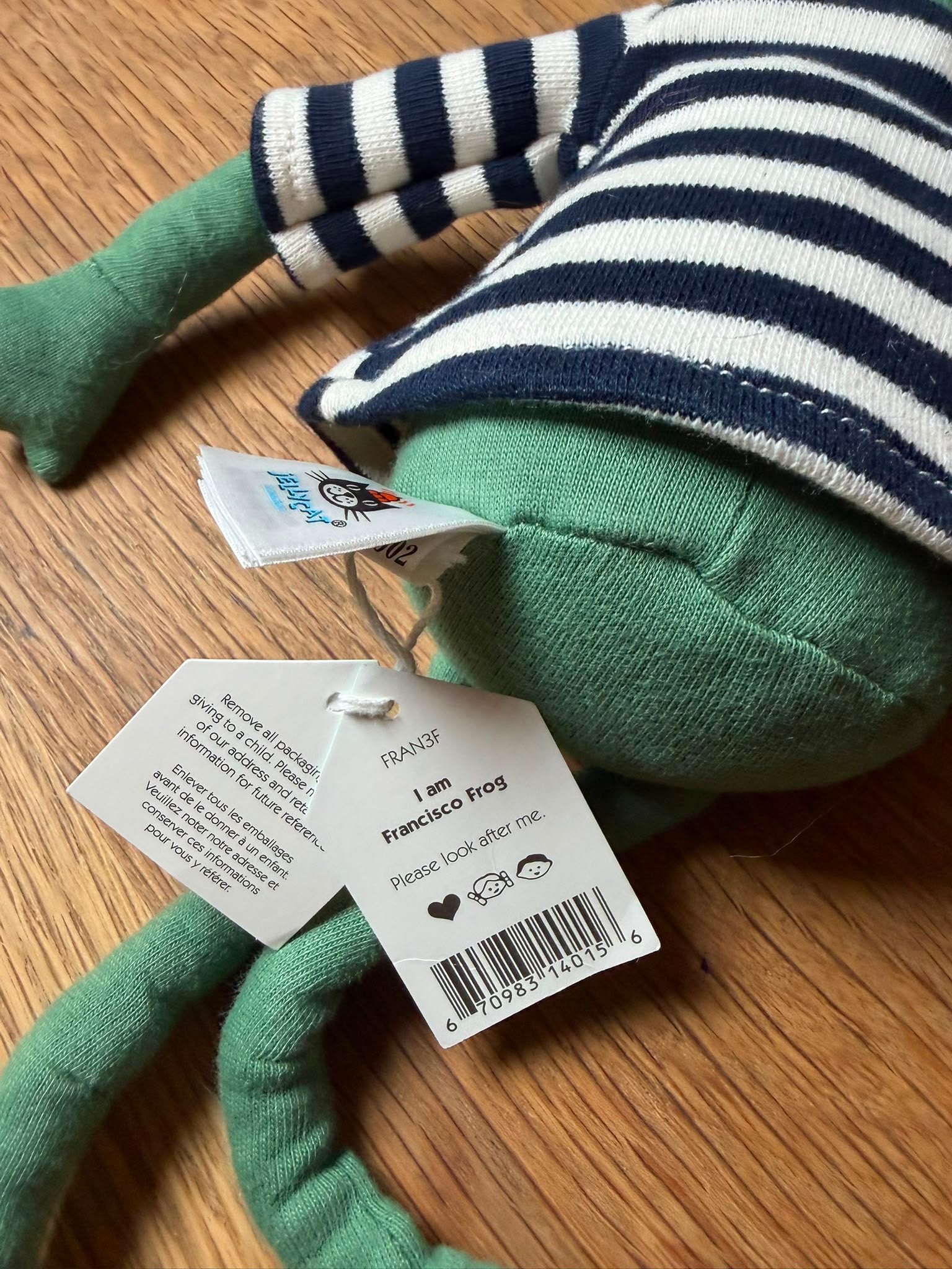 Jellycat Francisco Frog