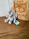 Jellycat Bashful Elephant Keyring VHTF