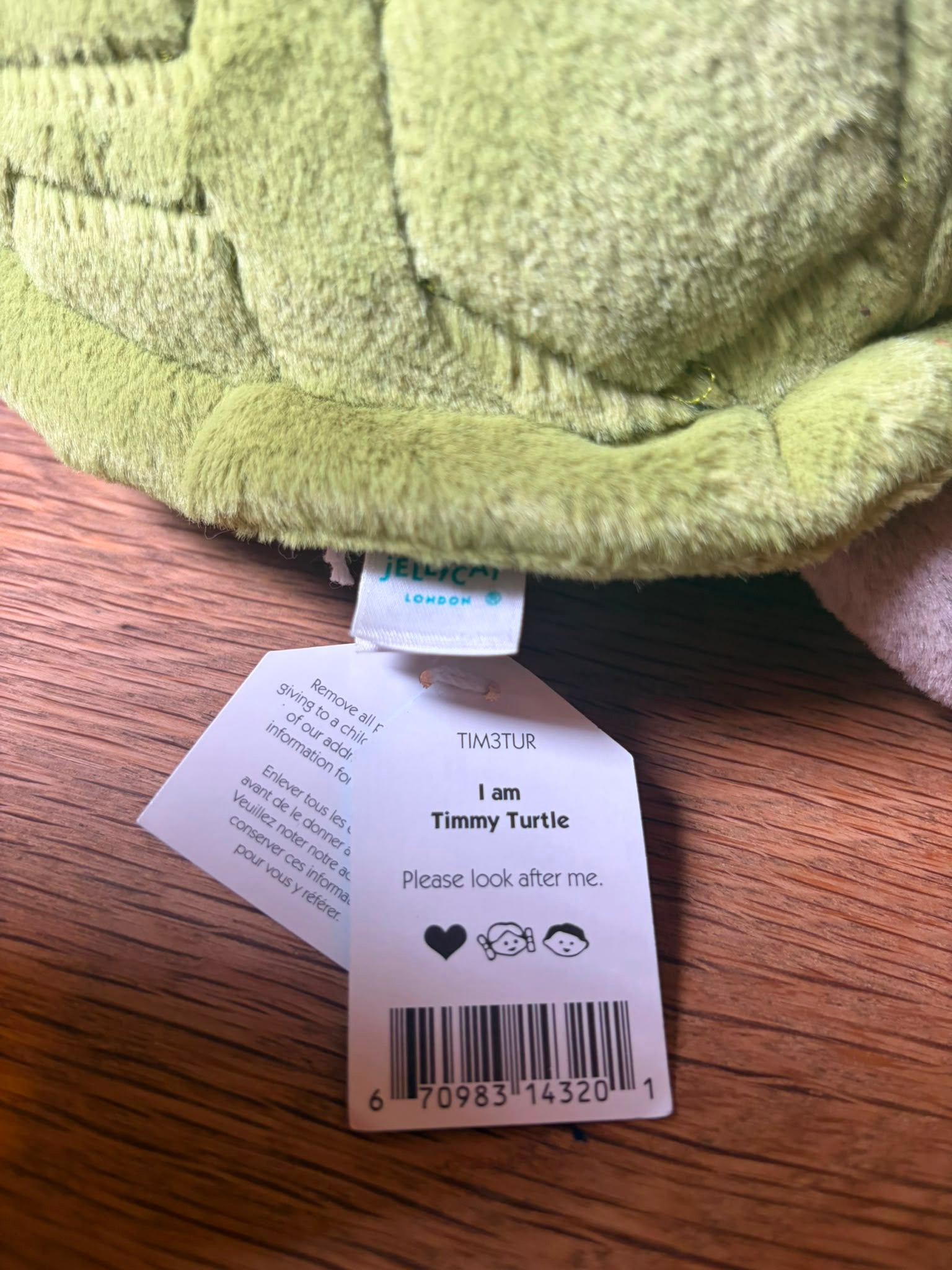 Jellycat Timmy Turtle