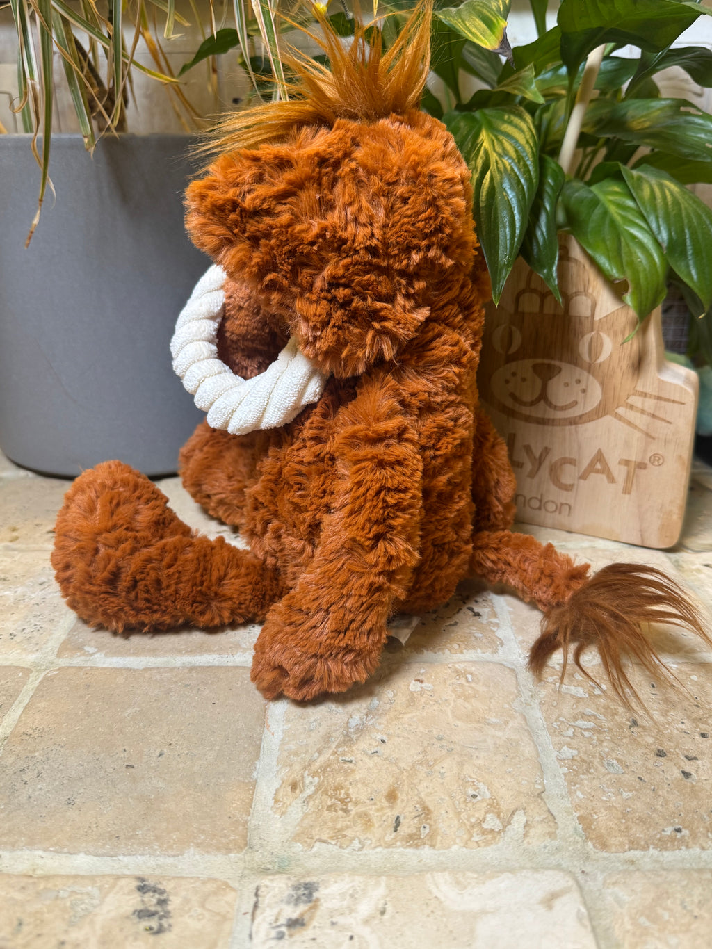 Jellycat Furryosity woolly Mammoth
