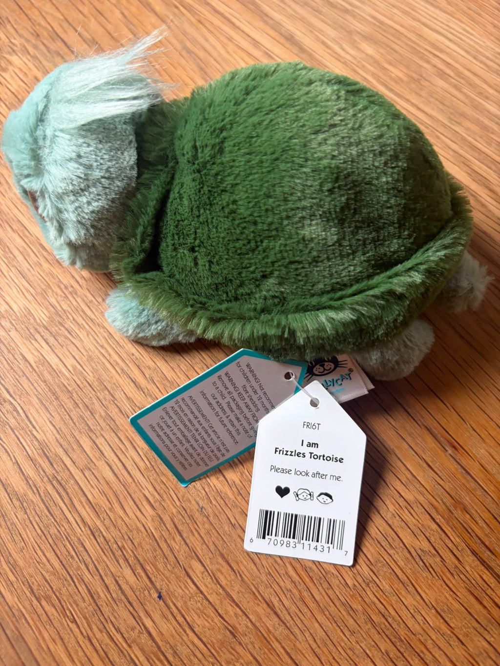 Jellycat Frizzles Tortoise