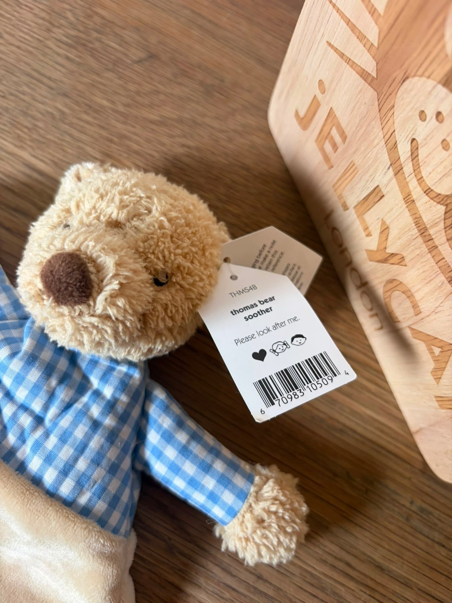 Jellycat Thomas Bear Soother