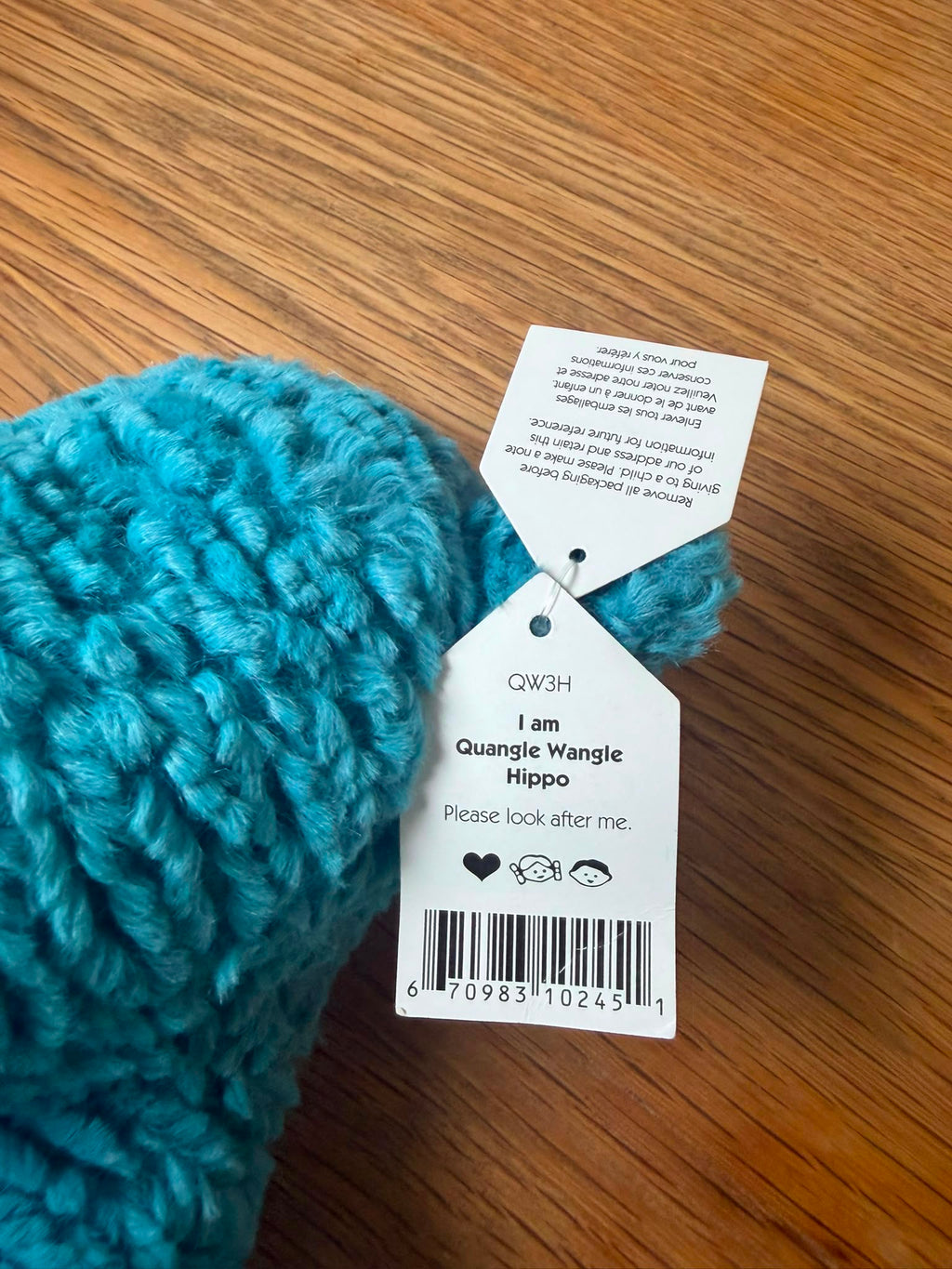 Jellycat Quangle Wangle Hippo