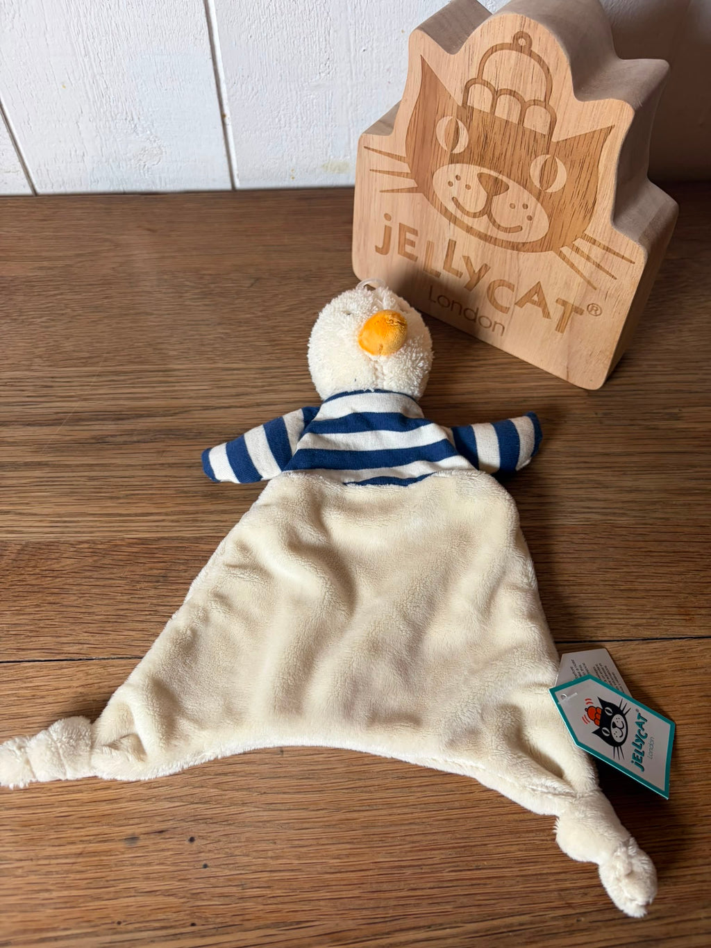 Jellycat Bredita Duck Soother blanket