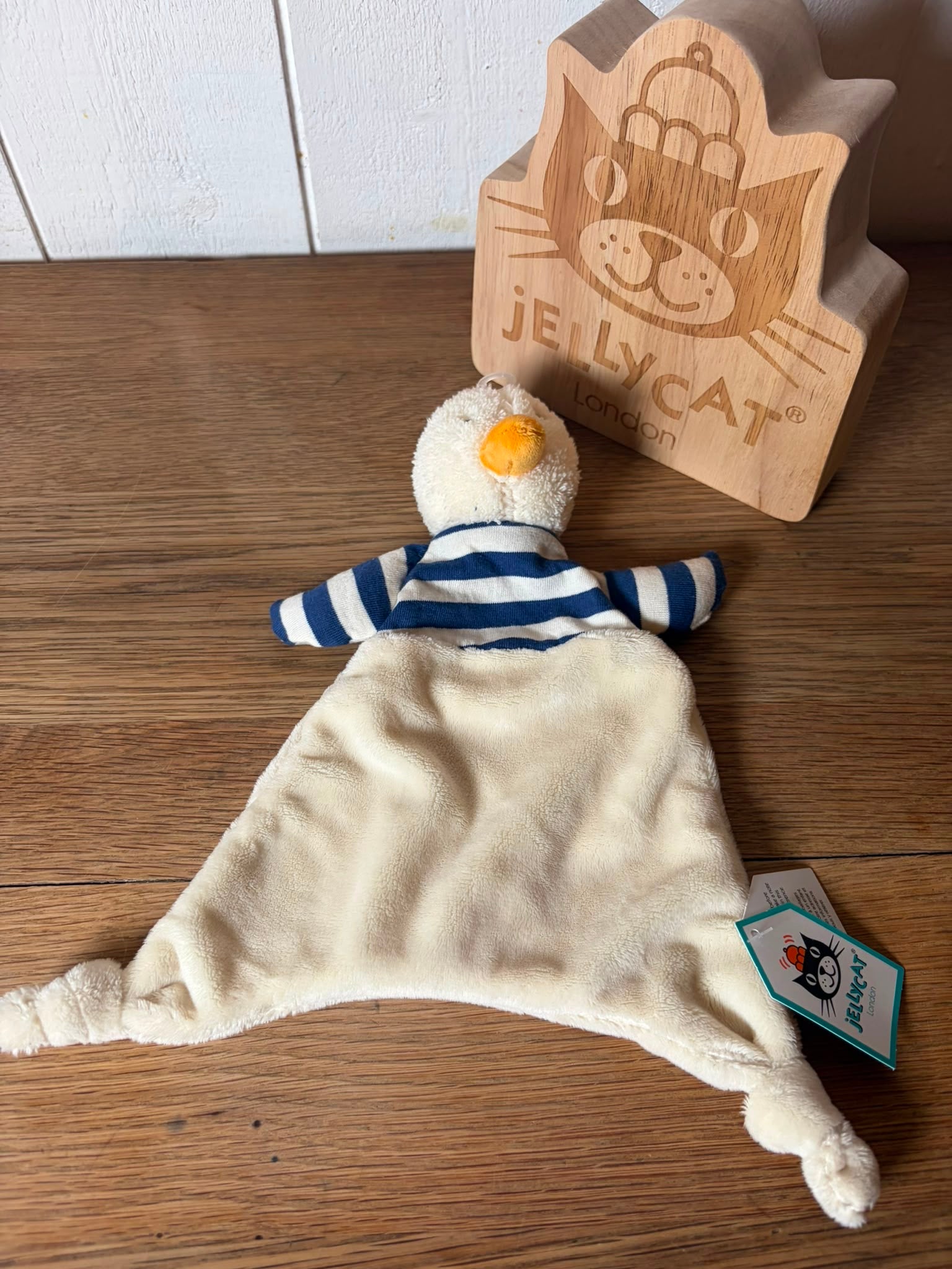Jellycat Bredita Duck Soother blanket