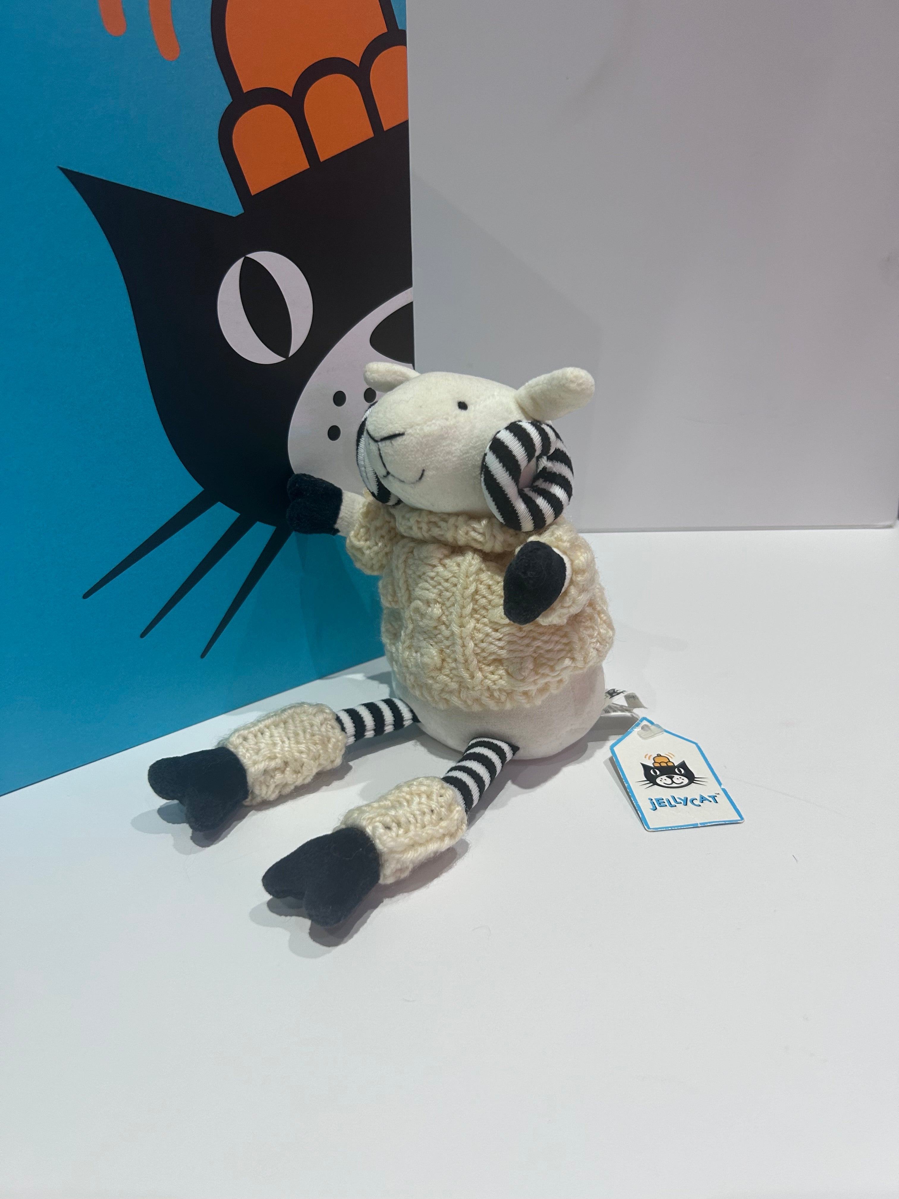Jellycat White & Black Pullover Darling