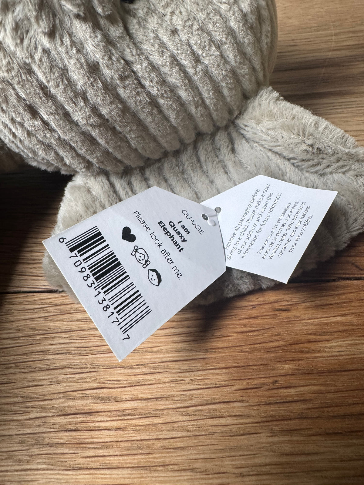 Jellycat Quaxy Elephant