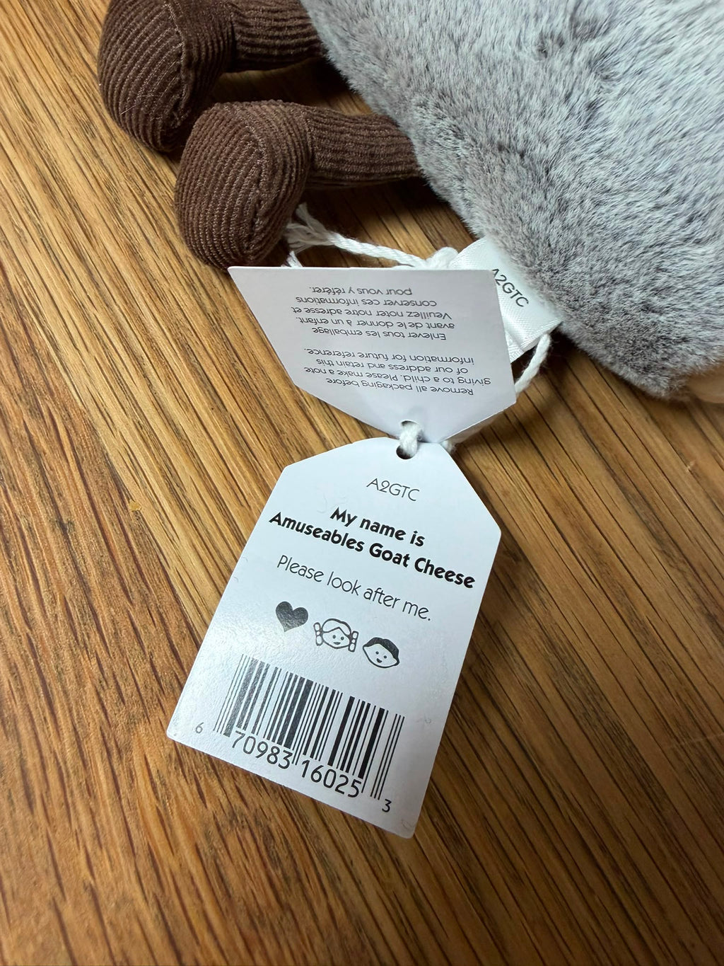 Jellycat Amuseable Goats Cheese