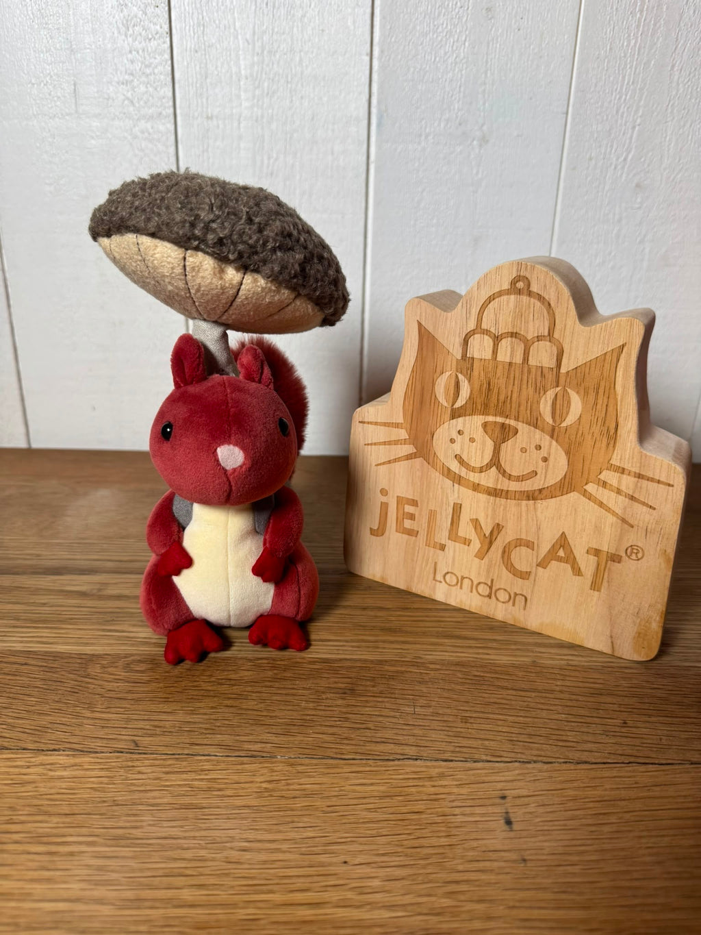 Jellycat Fungi Forager Squirrel