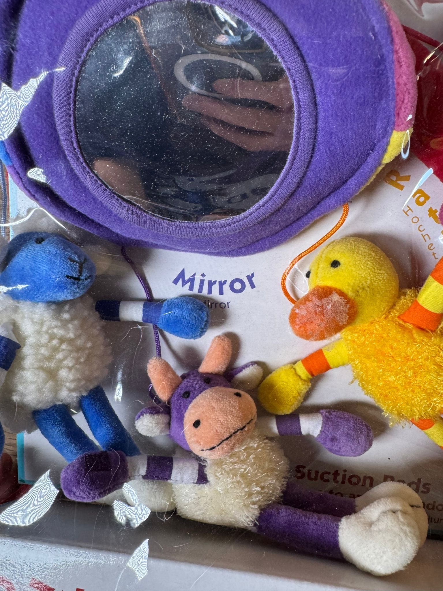 Jellycat Cozy Chums Car Mobile HTF