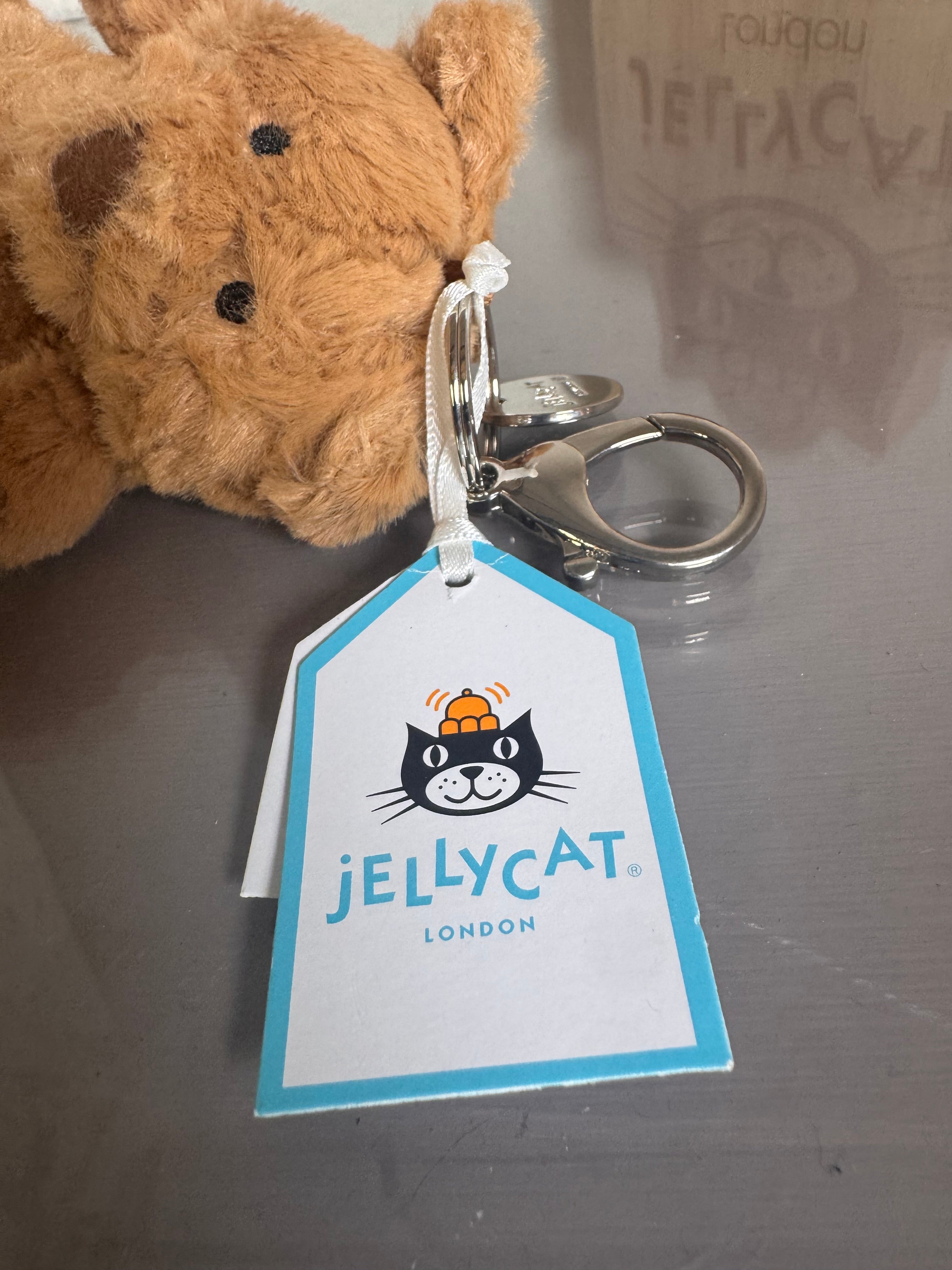 Jellycat Bartholomew Bear Bag Charm – The Jelly Corner