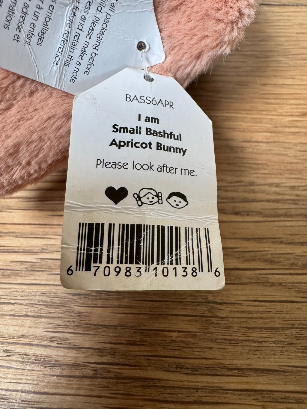 Jellycat Small Apricot Bunny