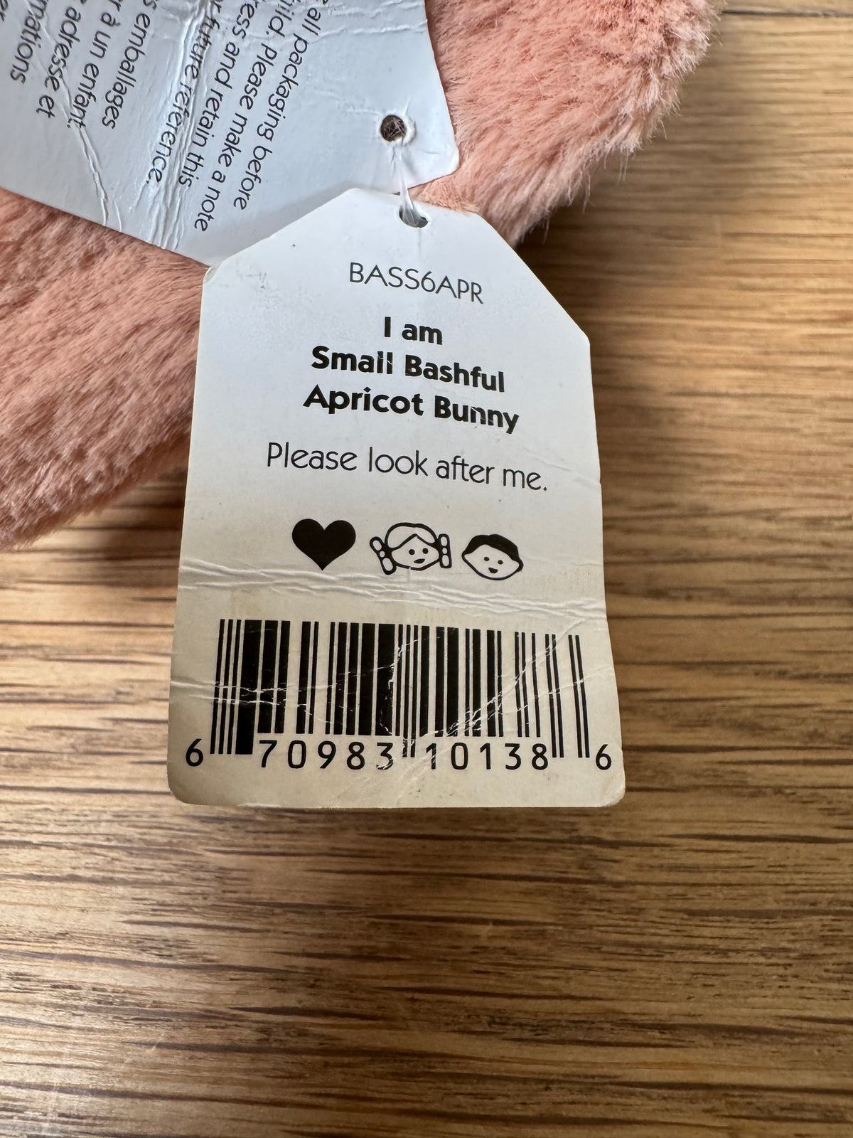 Jellycat Small Apricot Bunny