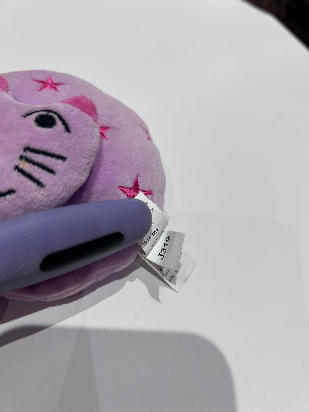 Jellycat Cat Nap Lilac Stars