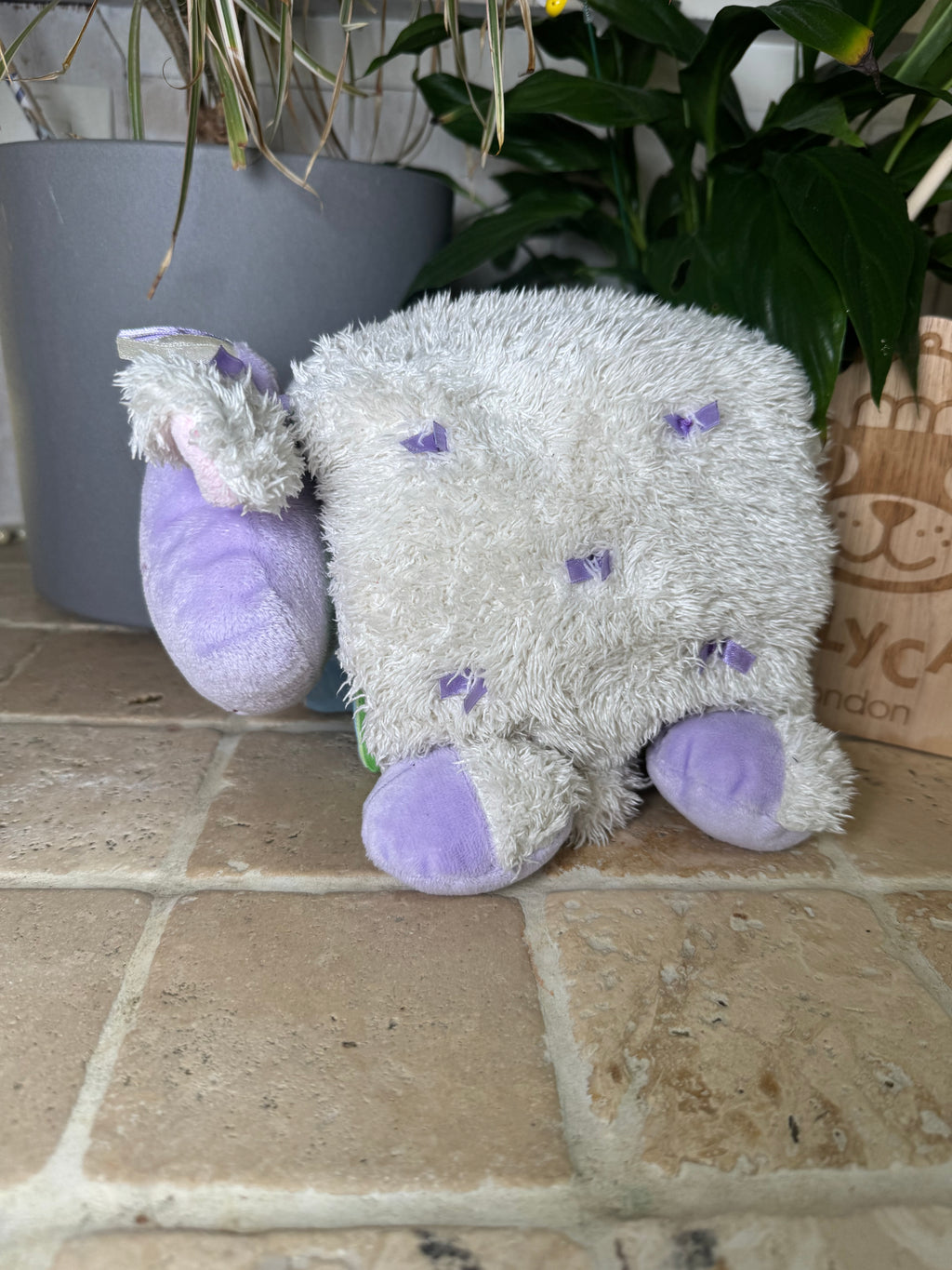 Jellykitten Lilac Lamb Plush Baby Book