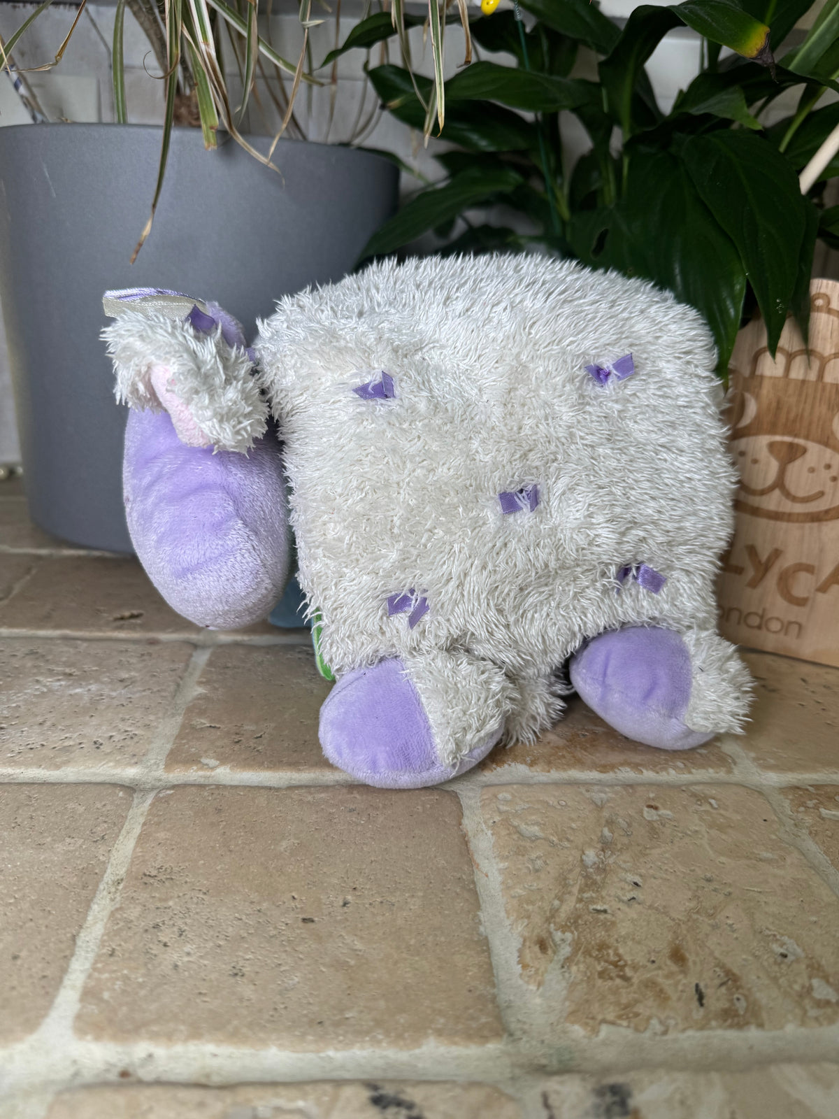 Jellykitten Lilac Lamb Plush Baby Book