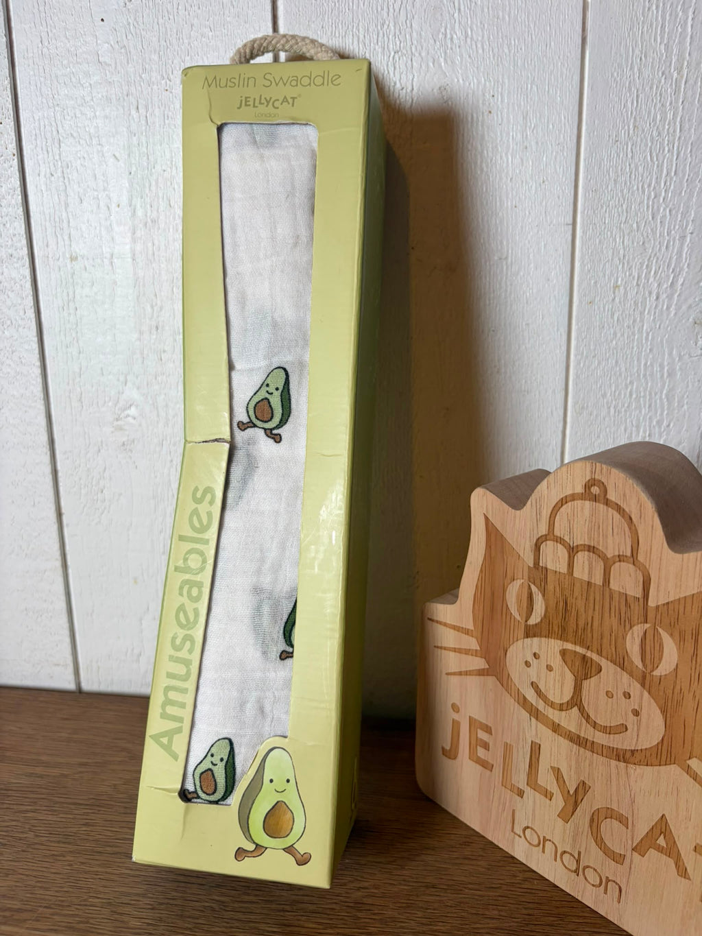 Jellycat Amuseable Avocado Muslin - Damaged Box