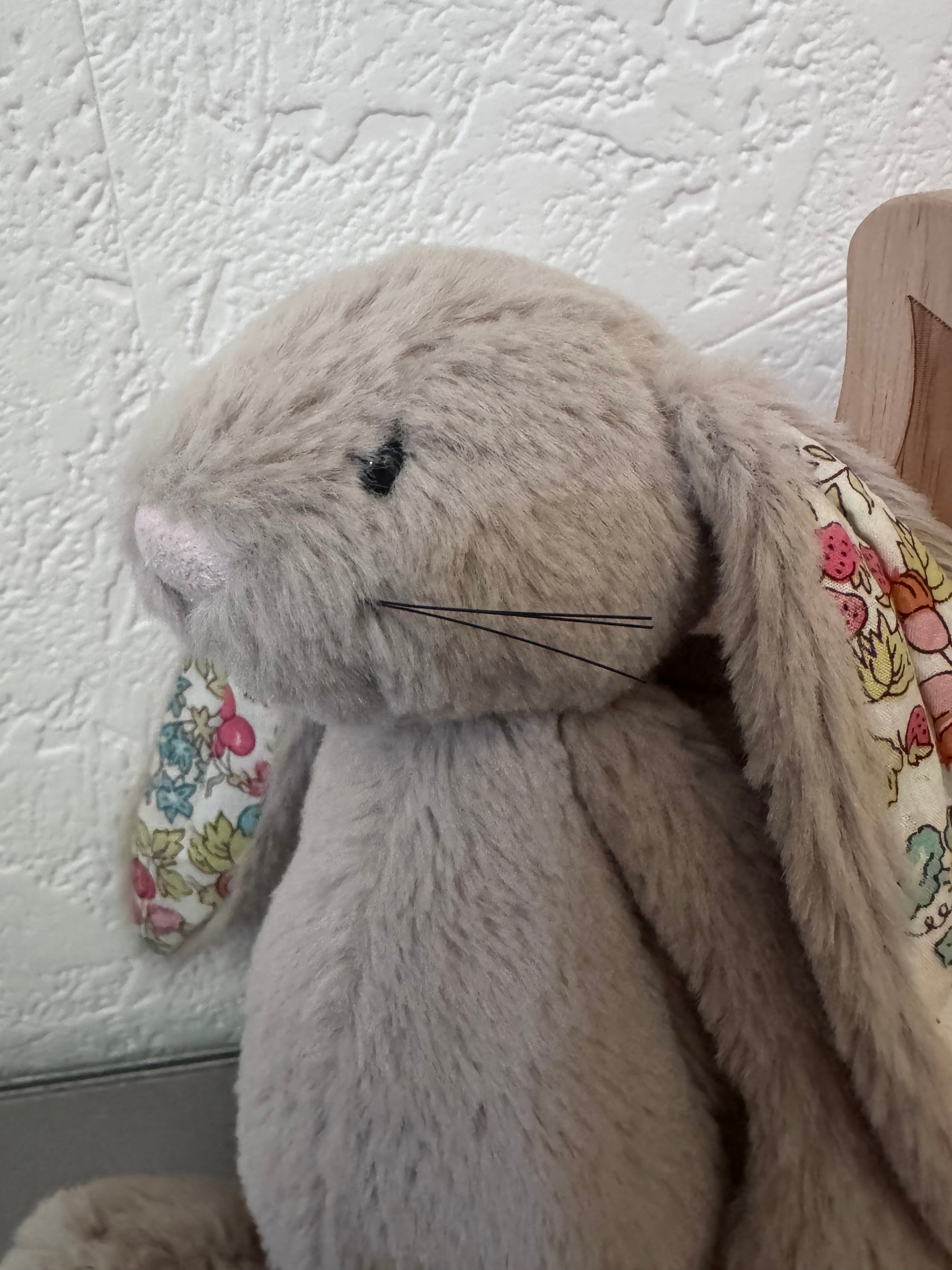 Small Bashful Blossom Liberty Beige Bunny