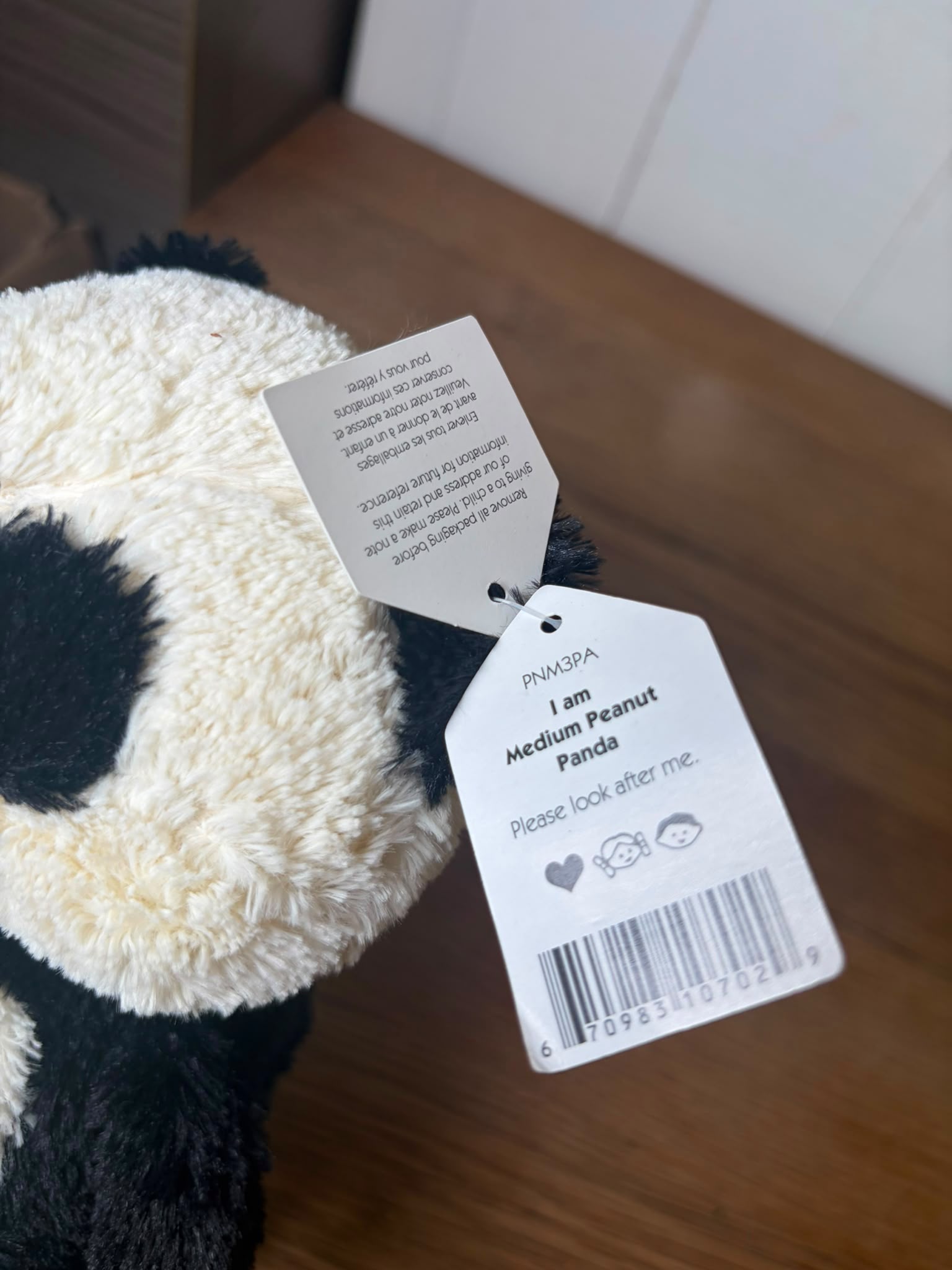 Jellycat Peanut Panda