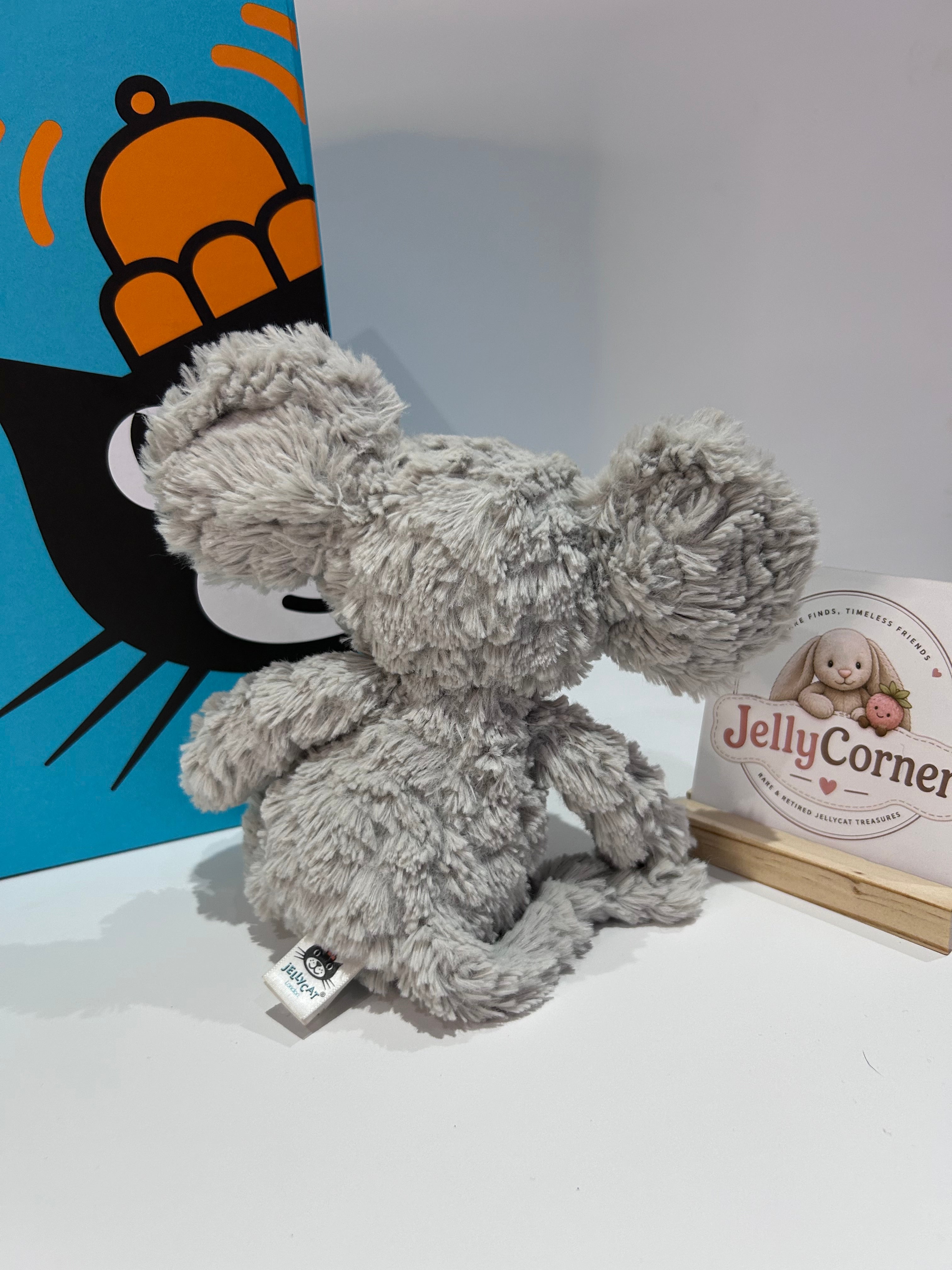 Jellycat Squiggles Mouse - Grey