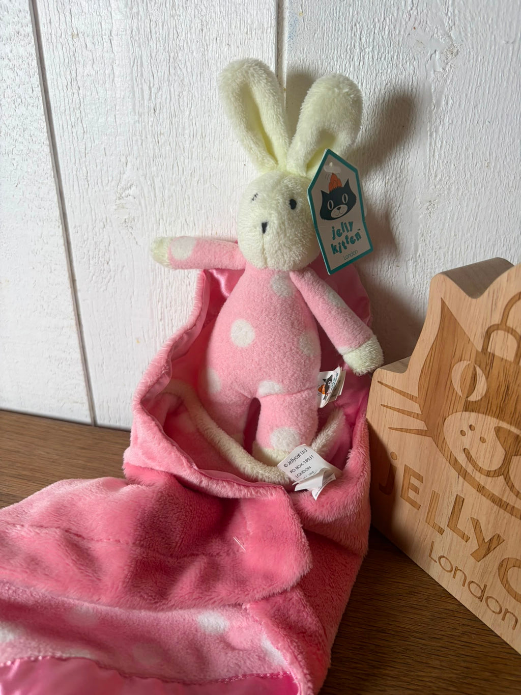 Jellycat Dotty Pink Bunny Soother