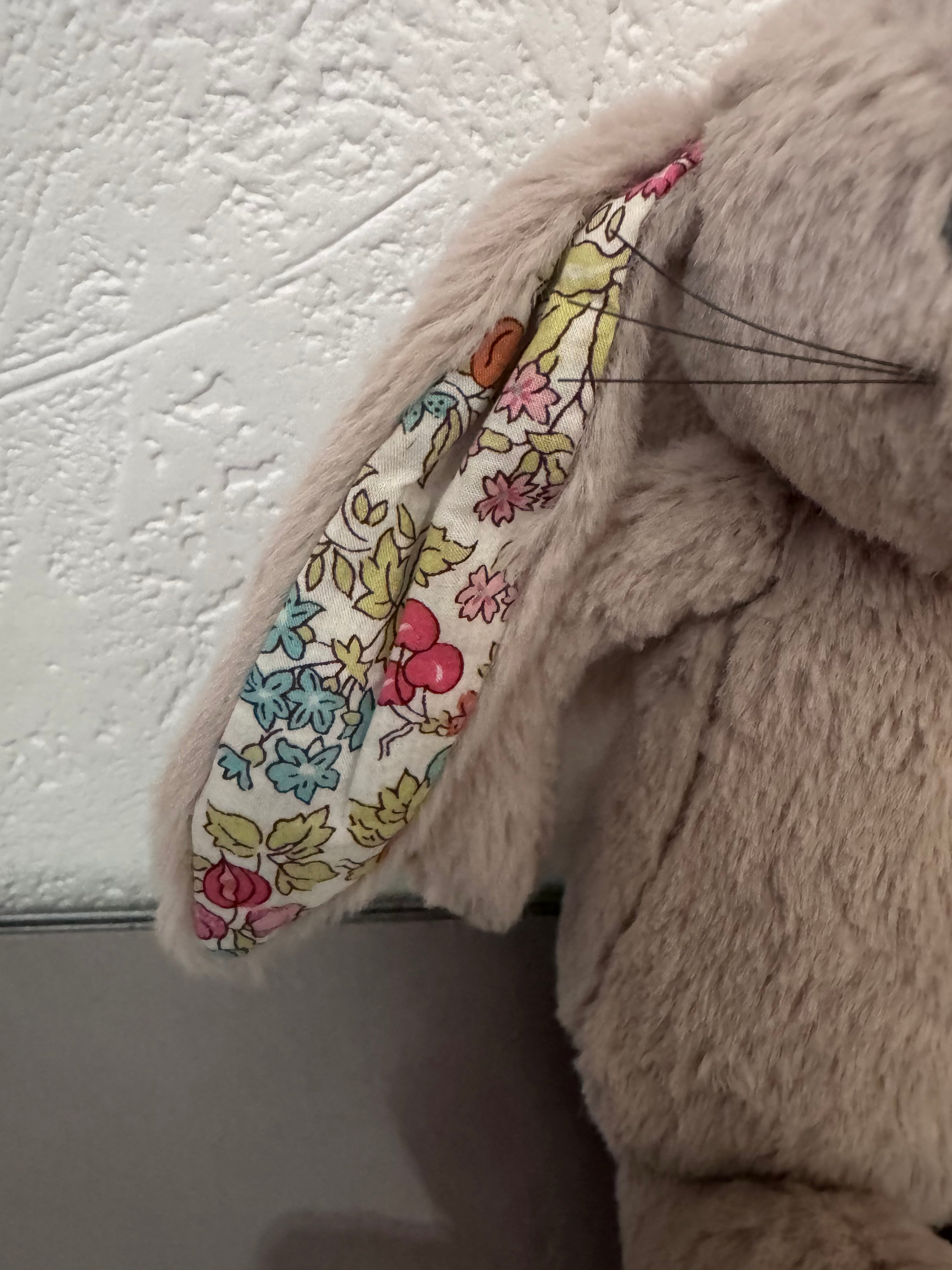 Small Bashful Blossom Liberty Beige Bunny