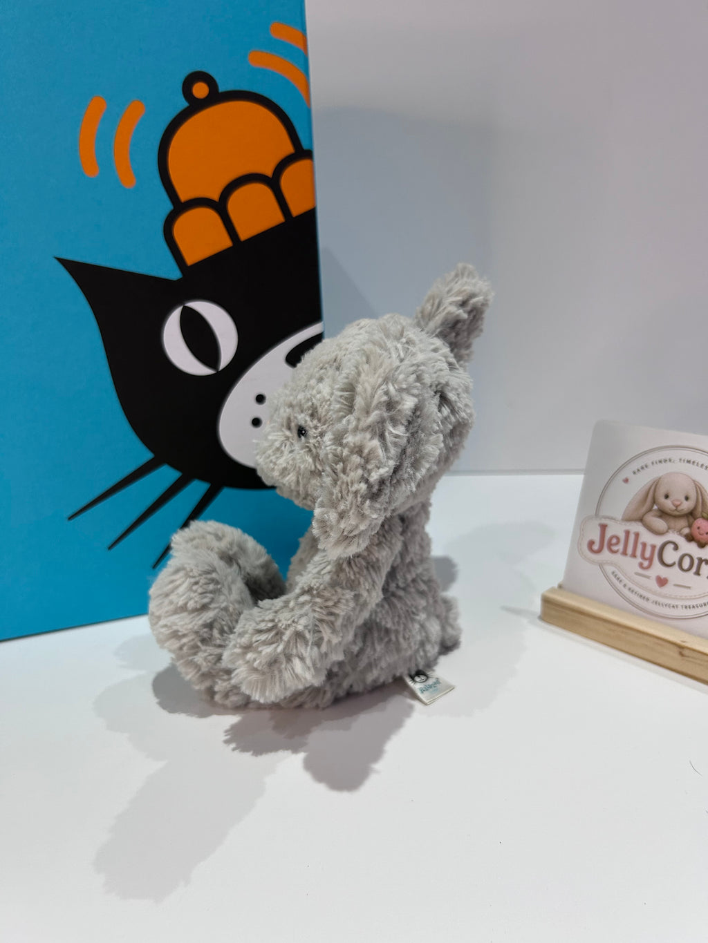 Jellycat Squiggles Mouse - Grey