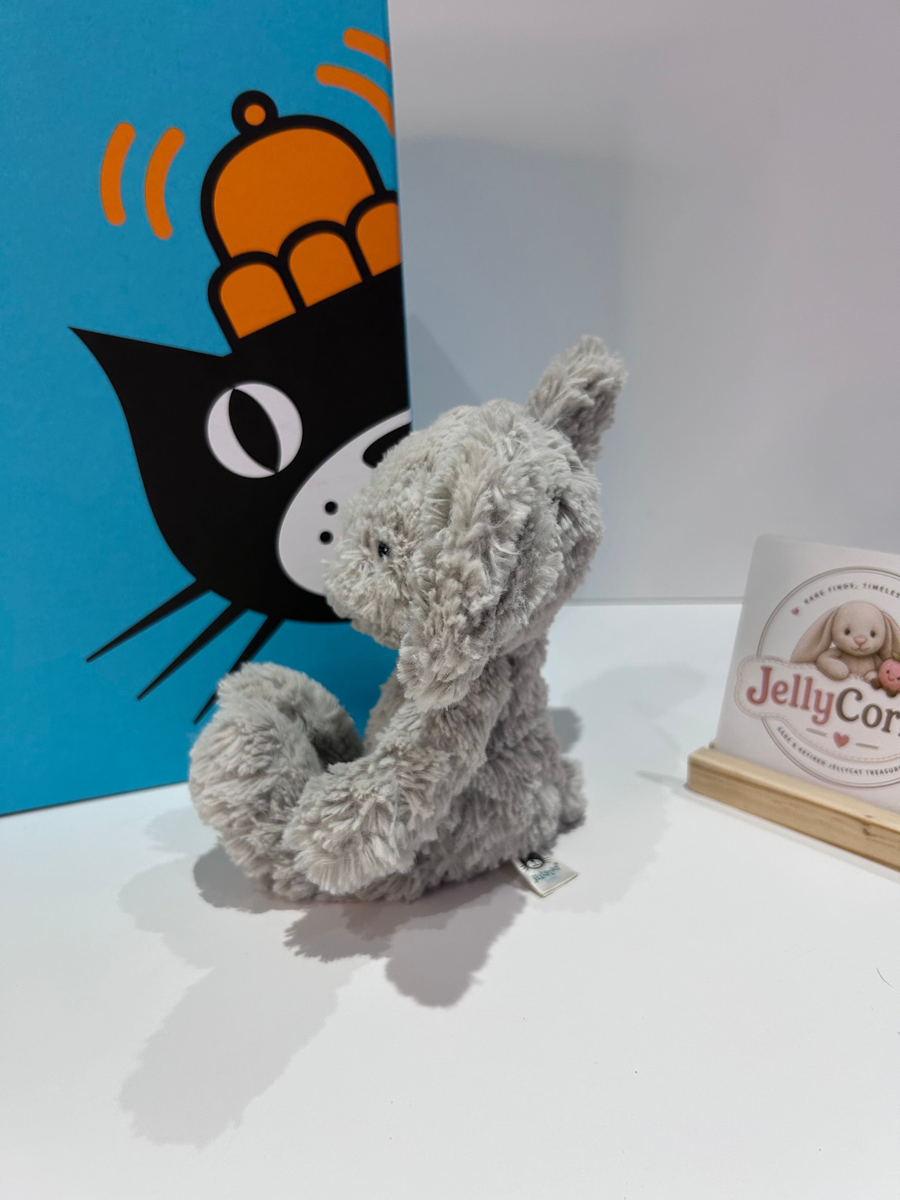 Jellycat Squiggles Mouse - Grey