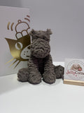 Jellycat Fuddlewuddle Grey Hippo