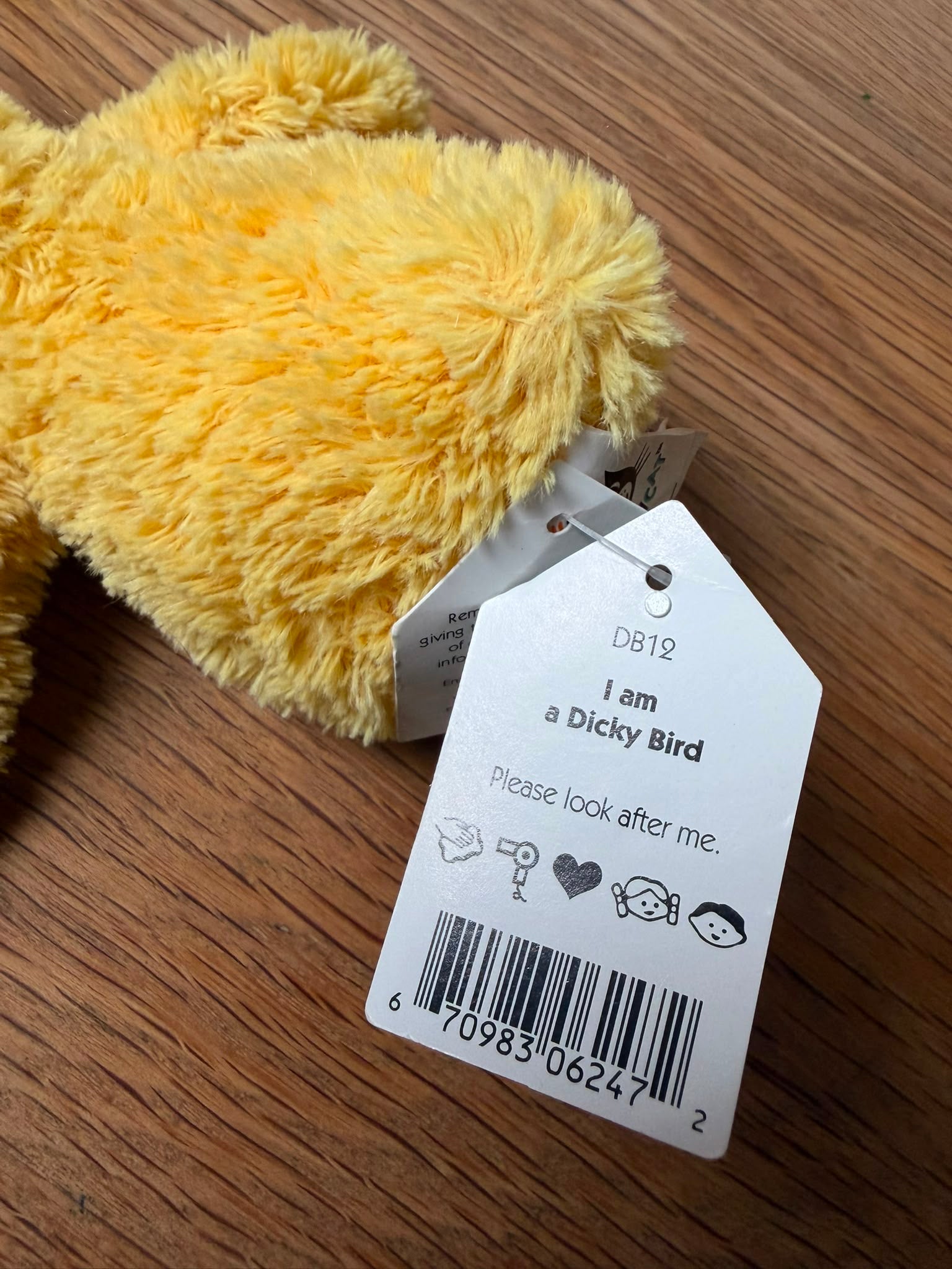 Jellycat Dicky Bird - Prototype