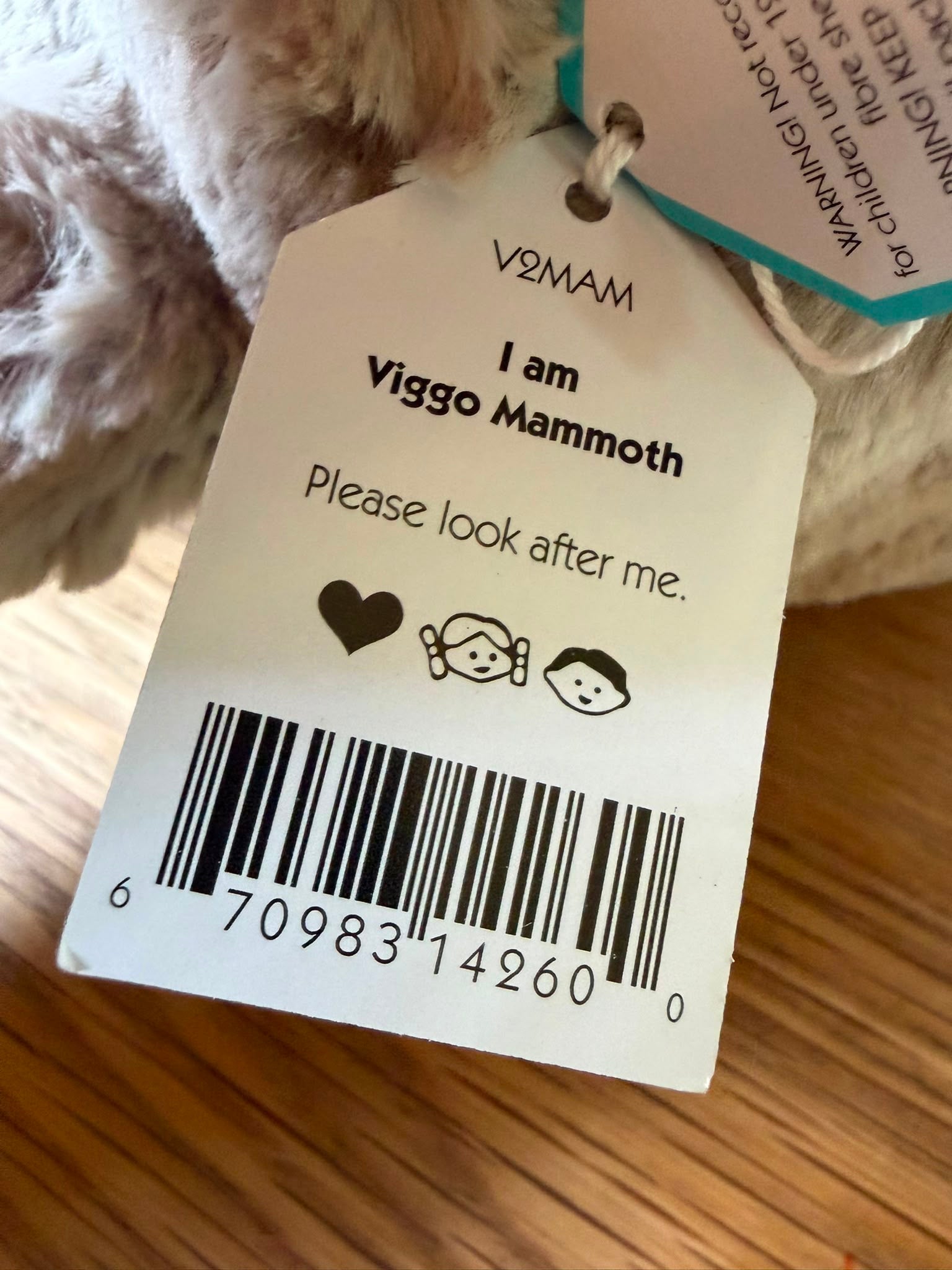 Jellycat Viggo Mammoth