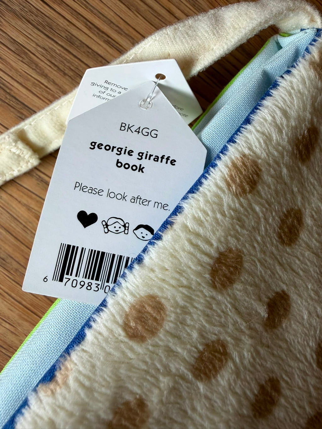 Jellycat Georgie Giraffe Book