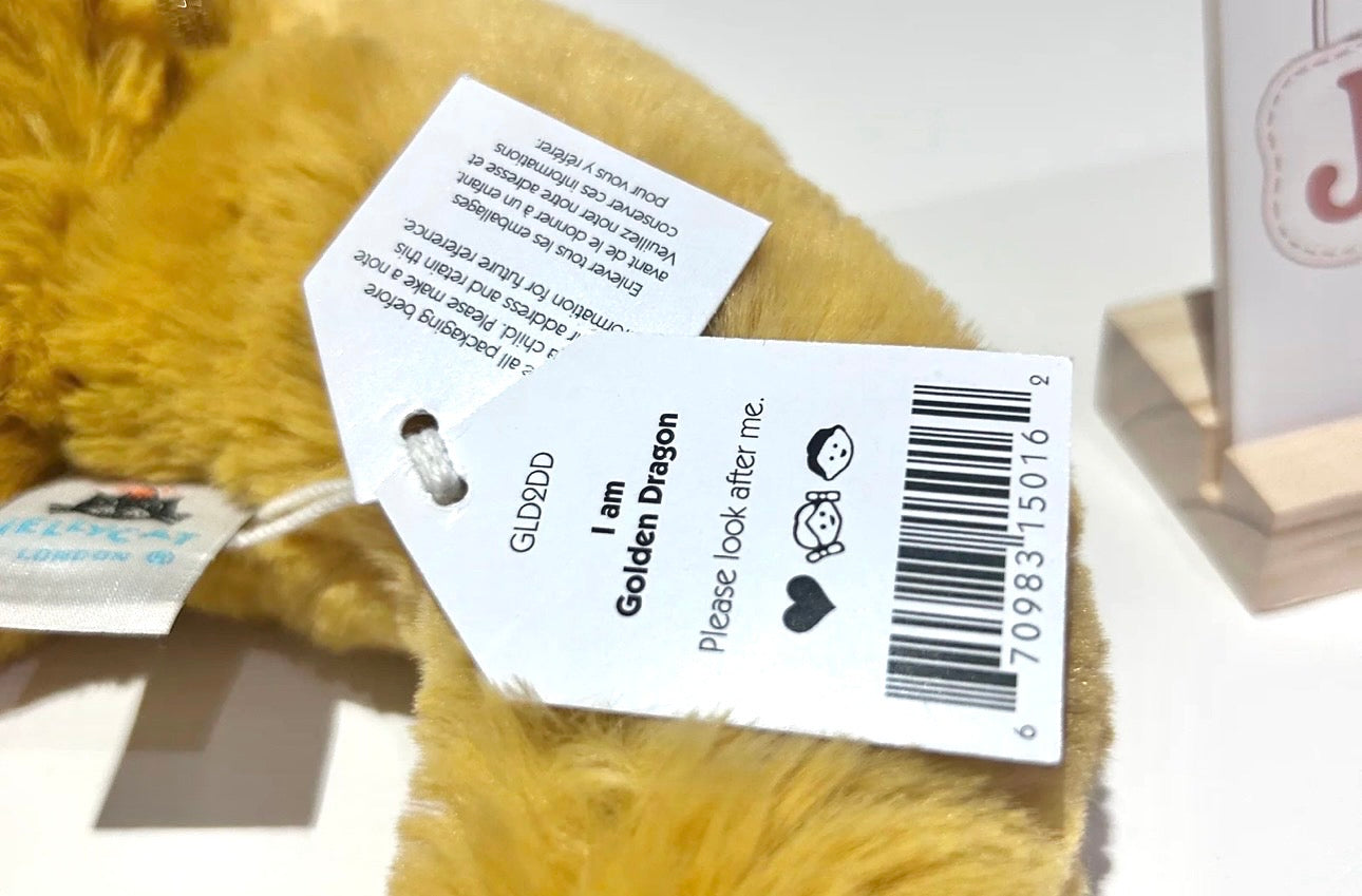 Jellycat Golden Dragon | Large