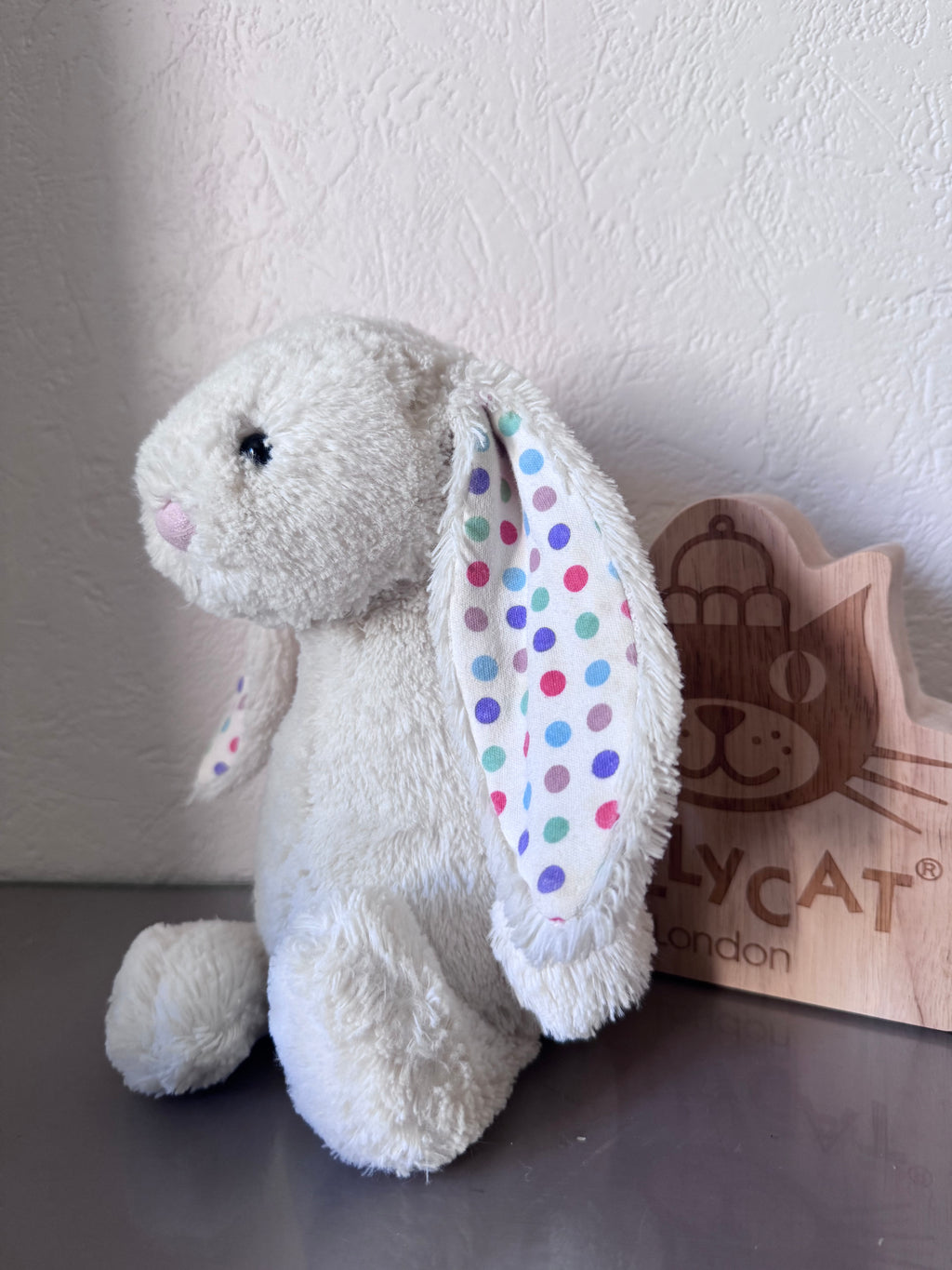 Medium Bashful Dot Bunny
