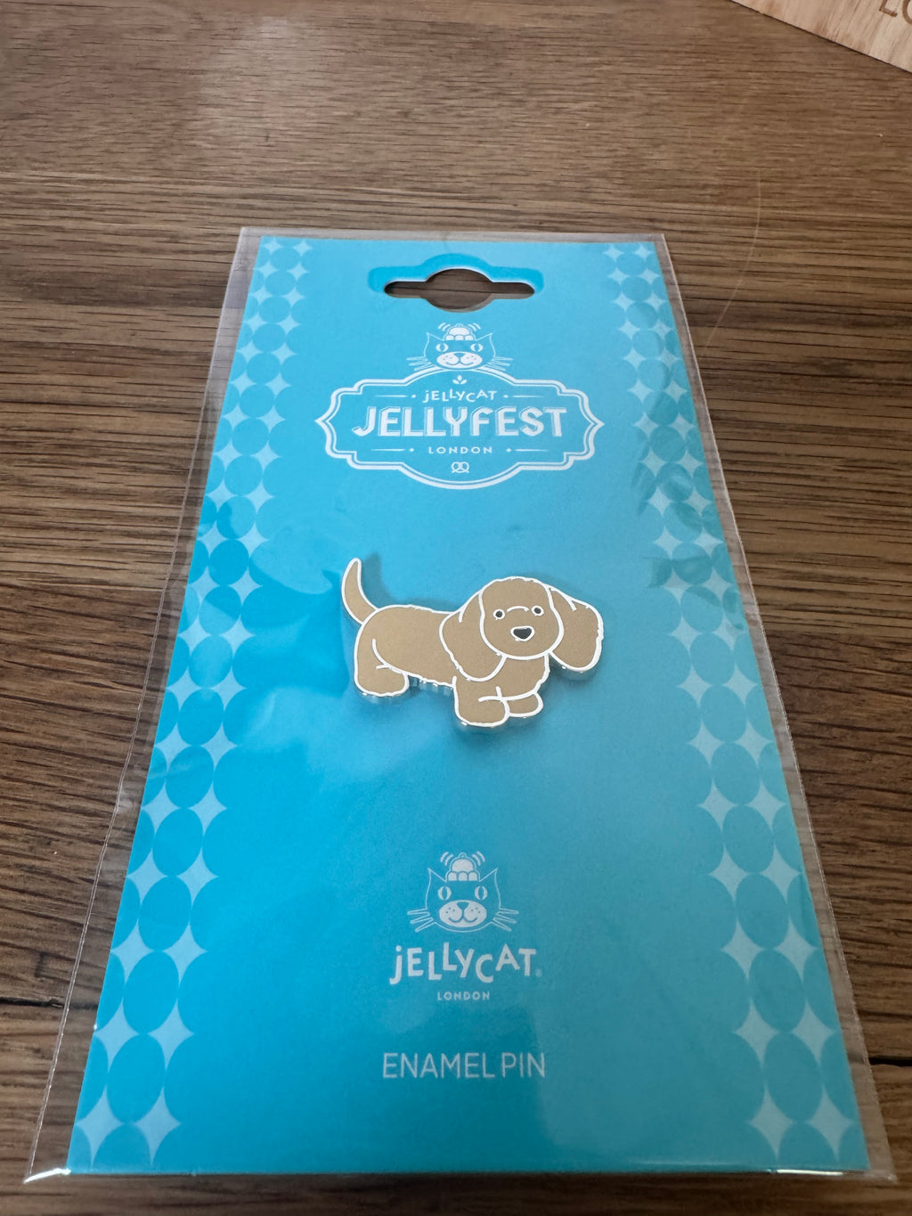 Pecanine Sausage Dog Pin | Jellyfest Berlin Exclusive