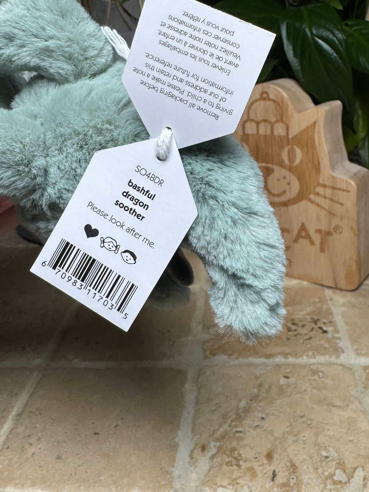 Jellycat Bashful Dragon Soother