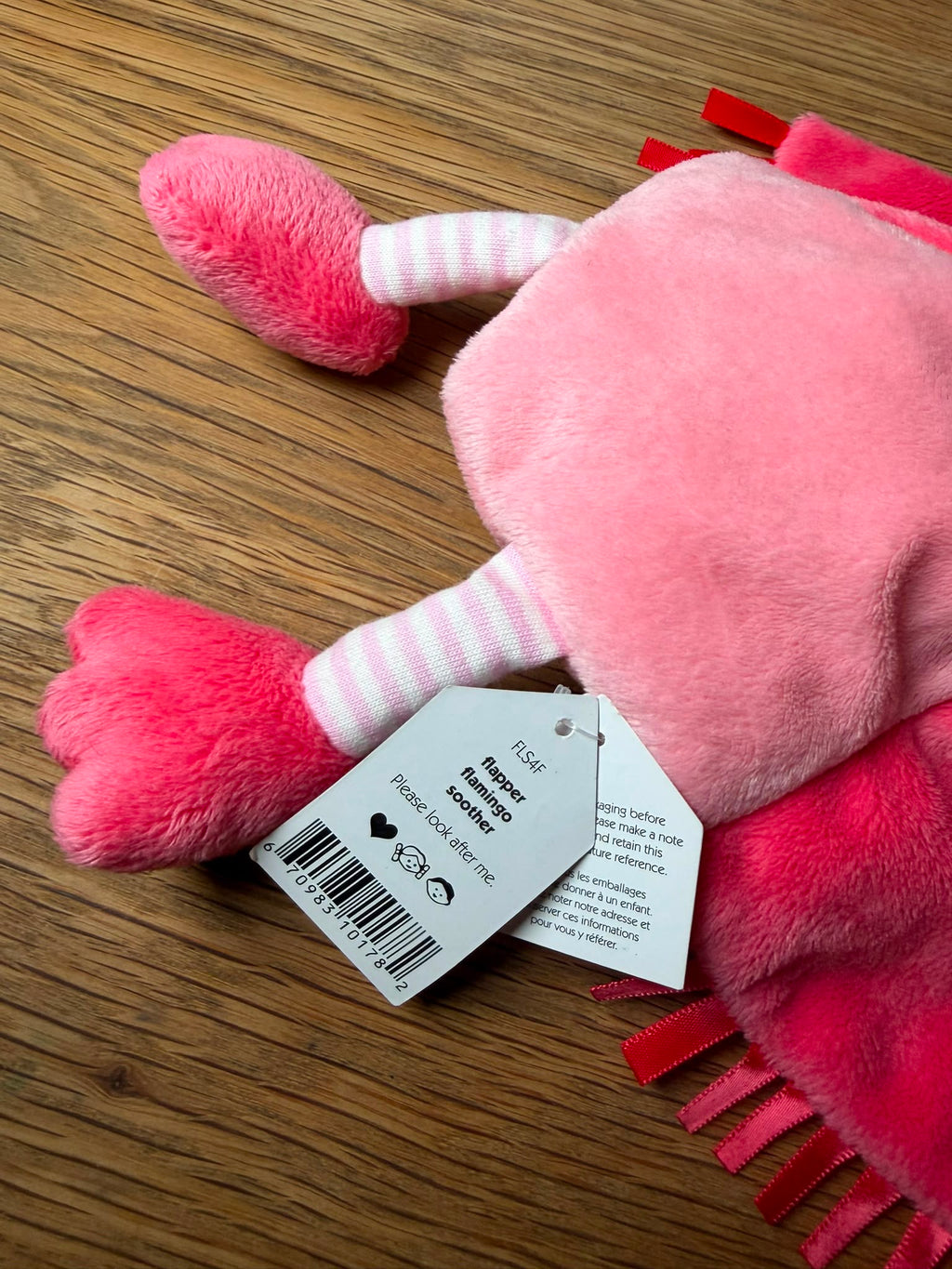 Jellycat Flapper Flamingo Soother
