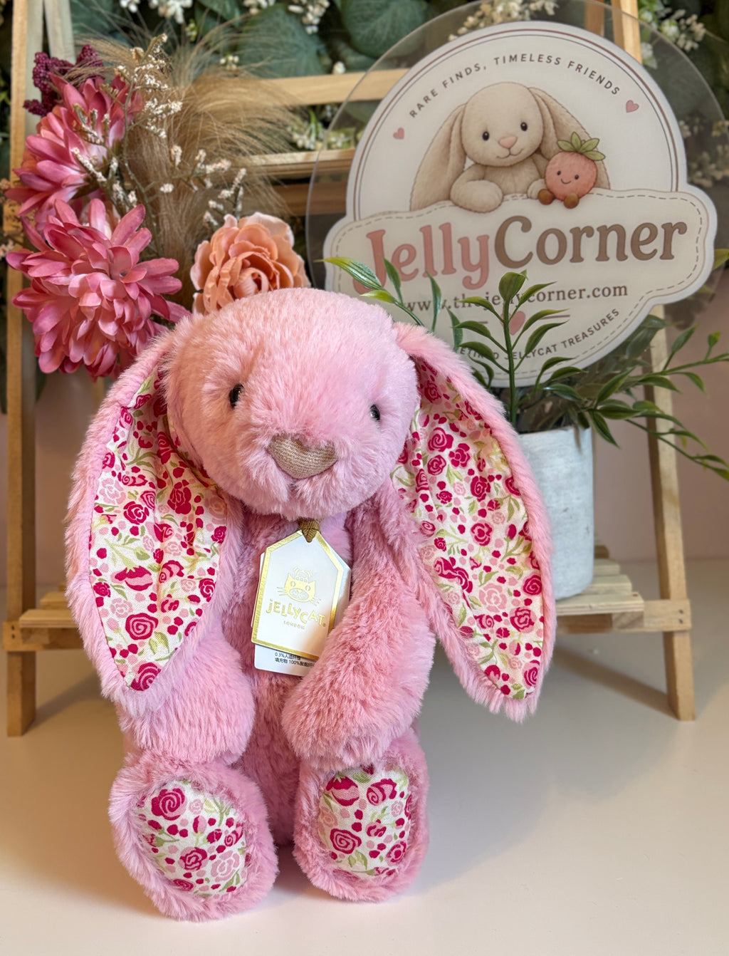 Jellycat Blushkin Blossom Luxe Bunny | OG Shanghai Release